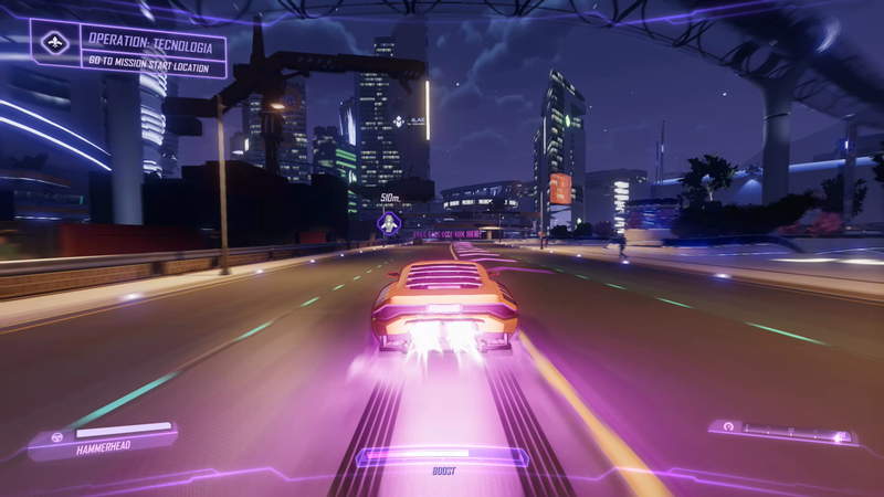 The sense of speed during turbo-boosted driving is pretty intense.